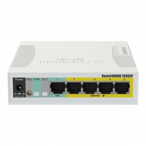 Настольный коммутатор Mikrotik CSS106-1G-4P-1S image 1