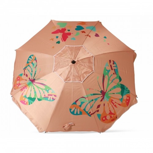Bigbuy Outdoor Пляжный зонт Rozā 220 cm UPF 50+ image 1