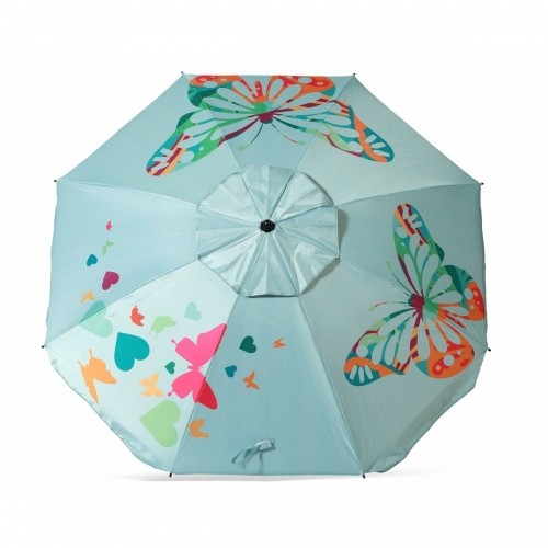 Bigbuy Outdoor Пляжный зонт Синий 220 cm UPF 50+ image 1