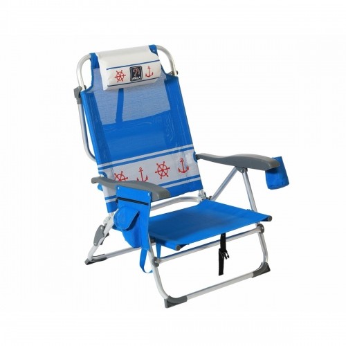 Folding Chair Blue 87 x 51 x 23 cm image 1