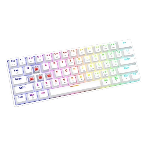 SAVIO MECHANICAL KEYBOARD WHITEOUT X2 OUTEMU RED, HOT SWAP image 1