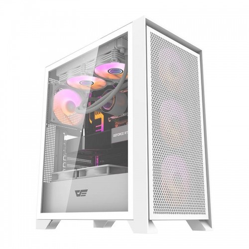 Computer case Darkflash DRX70 MESH + 4 RGB fans (white) image 1