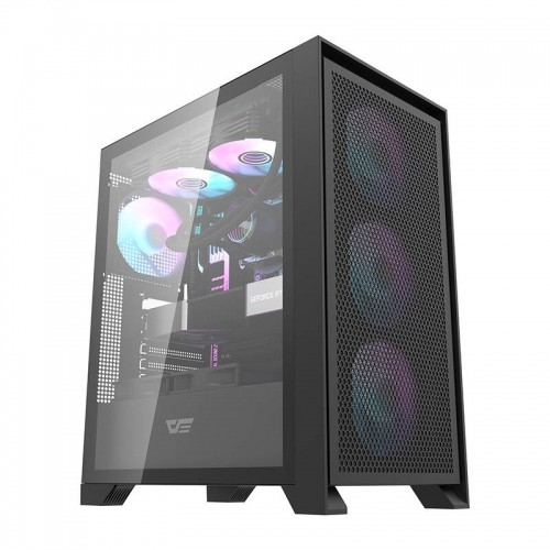 Computer case Darkflash DRX70 MESH + 4 RGB fans (black) image 1