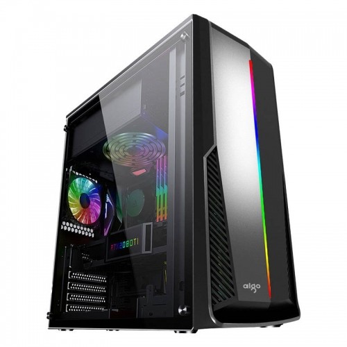 Darkflash Aigo RAINBOW 6 computer case (black) image 1