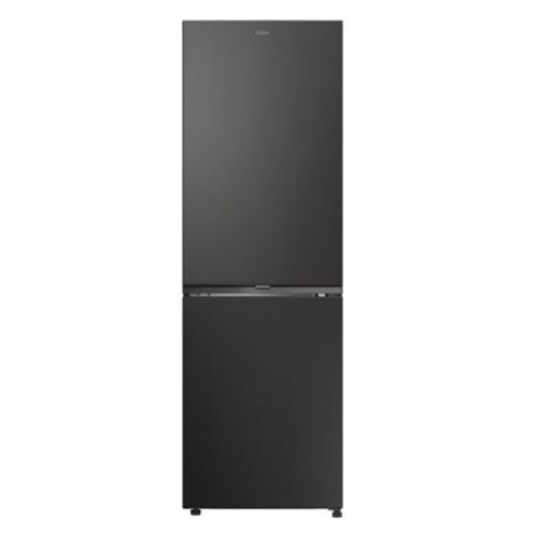 Candy Refrigerator | CNCQ2T618EB | Energy efficiency class E | Free standing | Combi | Height 185 cm | No Frost system | Fridge net capacity 235 L | Freezer net capacity 120 L | 38 dB | Black image 1