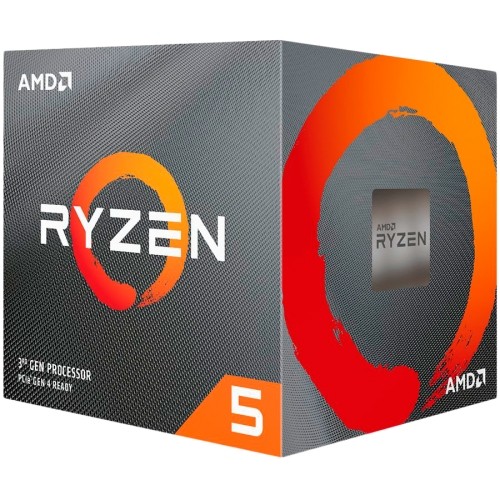 AMD CPU Desktop Ryzen 5 6C/12T 3600 (4.2GHz,36MB,65W,AM4) with Wraith Spire Cooler, box image 1