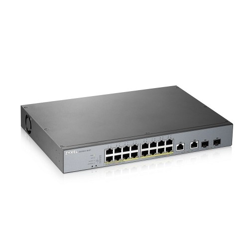 Zyxel GS1350-18HP-EU0101F network switch Managed L2 Gigabit Ethernet (10/100/1000) Power over Ethernet (PoE) Grey image 1