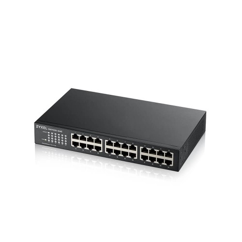 Zyxel GS1100-24E Unmanaged Gigabit Ethernet (10/100/1000) Black image 1