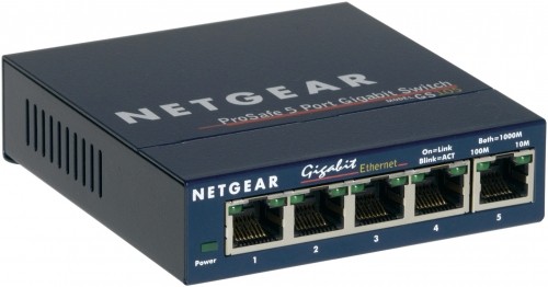 NETGEAR GS105 Unmanaged Gigabit Ethernet (10/100/1000) Blue image 1