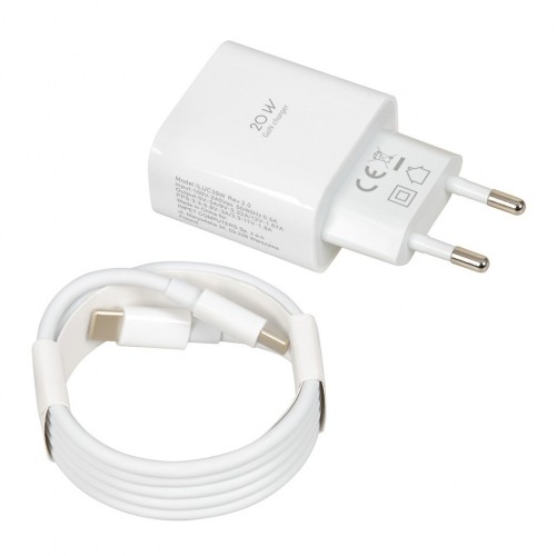 Ibox WALL CHARGER I-BOX C-39 USB-C PD20W WITH CABLE image 1