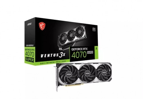 MSI GeForce RTX 4070 Super 12GB Videokarte image 1