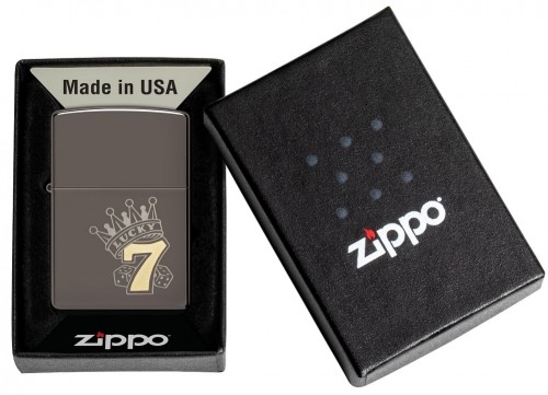 Zippo Lighter 48913 Lucky 7 Design image 1