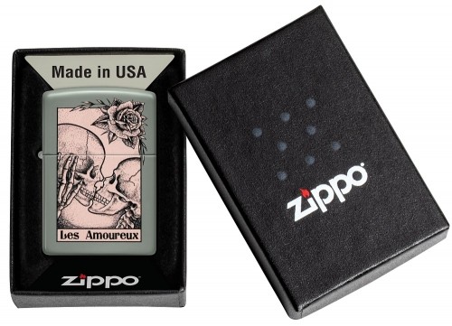 Zippo Lighter 48594 Death Kiss Design image 1
