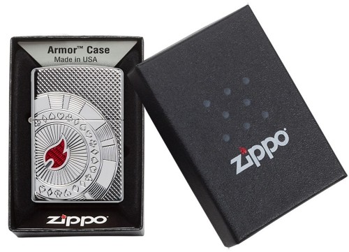 Zippo Lighter 49058 Armor™  Poker Chip Design image 1
