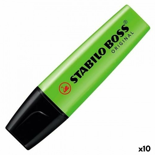 Highlighter Stabilo Lime (10 Units) image 1