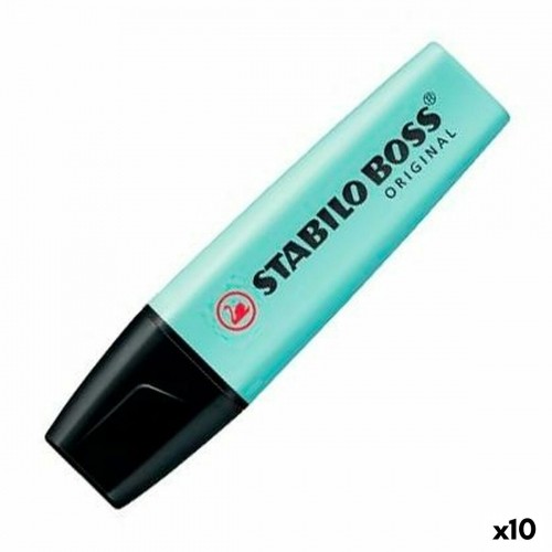Highlighter Stabilo Turquoise Green Cake (10 Units) image 1