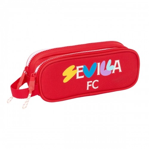 Sevilla FÚtbol Club Двойной пенал Sevilla Fútbol Club Красный 21 x 8 x 6 cm image 1