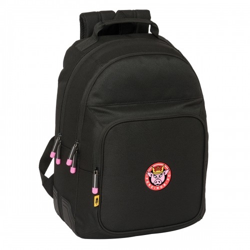 School Bag Kings League Porcinos Black 32 x 42 x 15 cm image 1