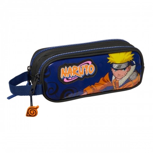 Двойной пенал Naruto Ninja Синий Чёрный 21 x 8 x 6 cm image 1