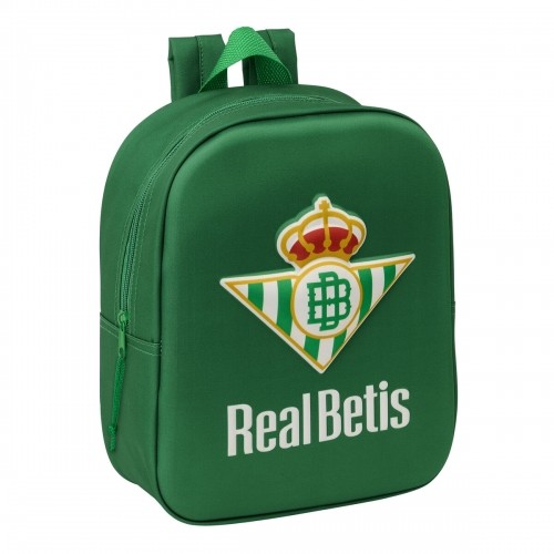 Real Betis BalompiÉ Школьный рюкзак Real Betis Balompié Зеленый 22 x 27 x 10 cm 3D image 1