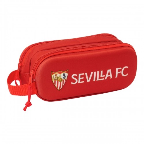 Sevilla FÚtbol Club Двойной пенал Sevilla Fútbol Club Красный 21 x 8 x 6 cm 3D image 1