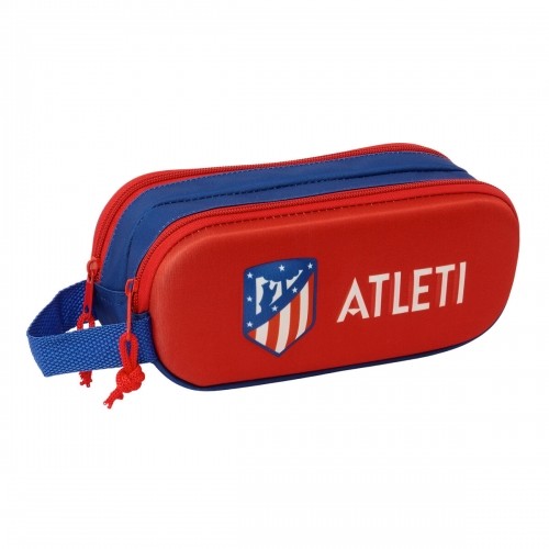 AtlÉtico Madrid Двойной пенал Atlético Madrid Красный 21 x 8 x 6 cm 3D image 1