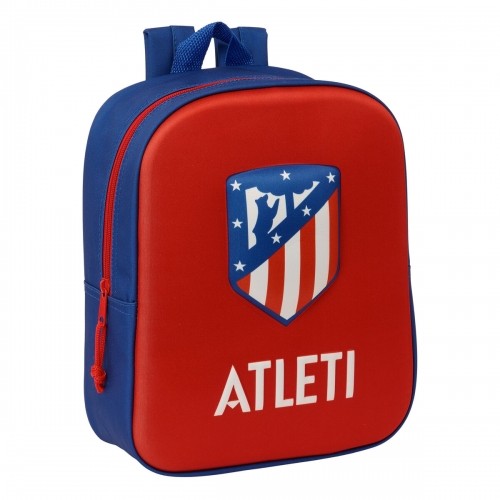 School Bag Atlético Madrid Red 22 x 27 x 10 cm 3D image 1