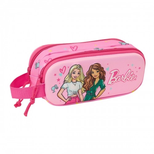 Double Carry-all Barbie Pink Fuchsia 21 x 8 x 6 cm 3D image 1