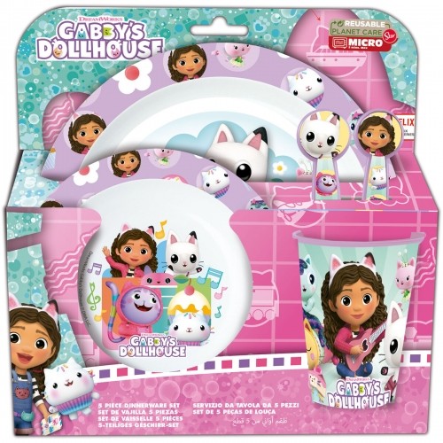 Children's dish set Gabby's Dollhouse Party (5 Pieces) image 1