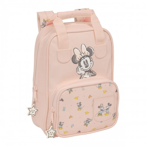 School Bag Minnie Mouse Baby Pink 20 x 28 x 8 cm image 1