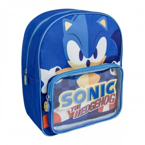 Школьный рюкзак Sonic Синий 25 x 3 x 12 cm image 1