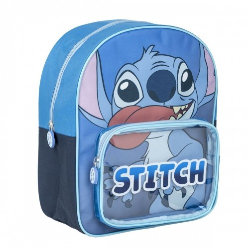 School Bag Stitch Blue 25 x 3 x 12 cm image 1