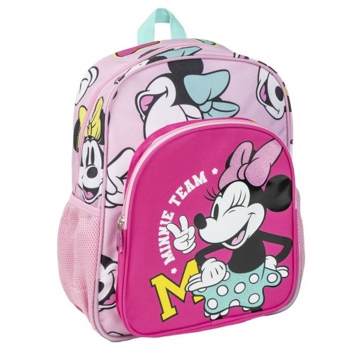 Школьный рюкзак Minnie Mouse Фуксия 31 x 12 x 38 cm image 1