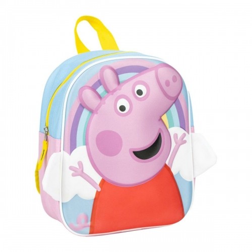 Школьный рюкзак Peppa Pig Светло Синий 23 x 28 x 10 cm image 1