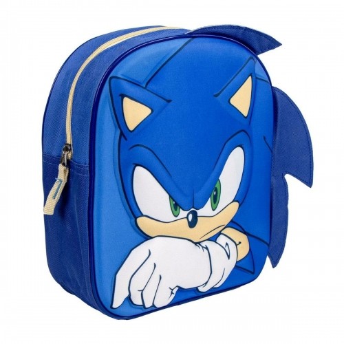 Школьный рюкзак Sonic Синий 22 x 27 x 10 cm image 1