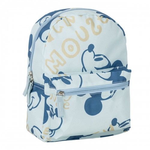 School Bag Mickey Mouse Blue 22 x 27 x 9 cm image 1