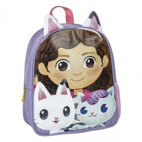 School Bag Gabby's Dollhouse Lilac 25 x 30 x 10 cm image 1