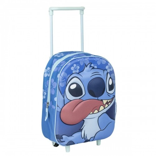 Школьный рюкзак с колесиками Stitch Синий 25 x 31 x 10 cm image 1