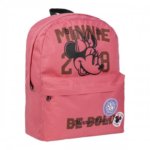 Casual Backpack Minnie Mouse Coral 32 x 4 x 42 cm image 1