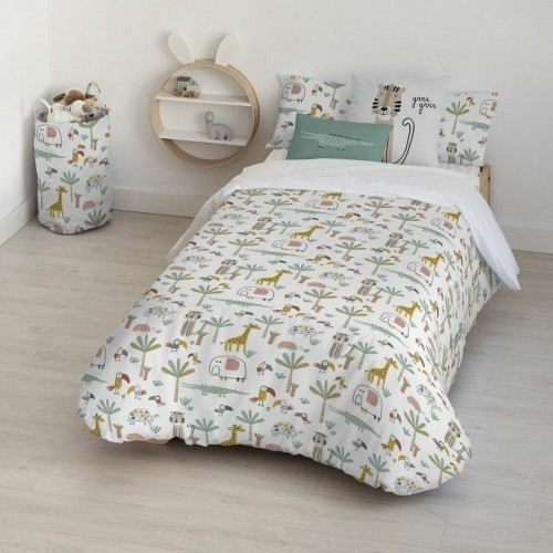 Nordic cover Kids&Cotton Jeddah Small Mint 155 x 220 cm image 1