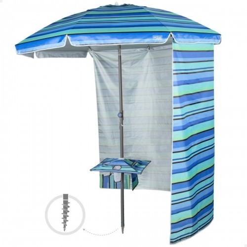 Пляжный зонт Aktive Tērauds Audums Oxford 210 x 205 x 210 cm image 1