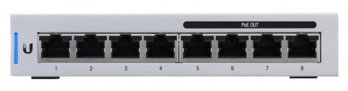 Ubiquiti UniFi Switch 8 Managed Gigabit Ethernet (10/100/1000) Power over Ethernet (PoE) Grey image 1