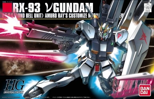 Bandai HGUC 086 RX-93 Nu GUNDAM Toy action figure Adults & children image 1