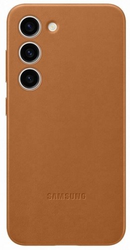 EF-VS911LAE Samsung Leather Cover for Galaxy S23 Camel (Damaged Package) image 1