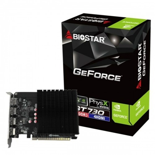 Graphics card Biostar VN7313TG46 NVIDIA GeForce GT 730 4 GB GDDR3 image 1