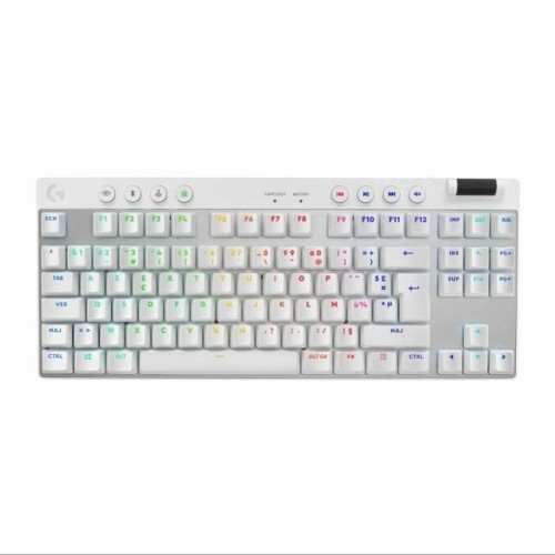 Keyboard and Mouse Logitech 920-012145 White French AZERTY image 1