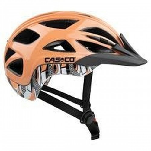 Adult's Cycling Helmet Casco ACTIV2 J Orange Printed 52-56 cm image 1