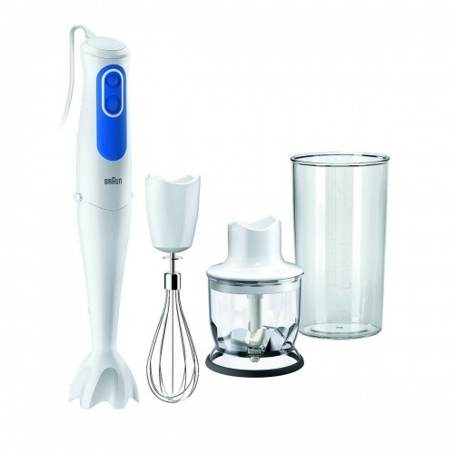 Hand-held Blender Braun MQ 3025 WH White White/Blue 700 W image 1