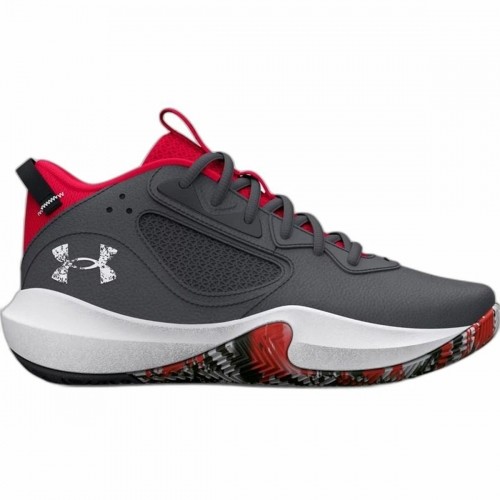 Basketball Shoes for Adults Under Armour Gs Lockdown Grey image 1
