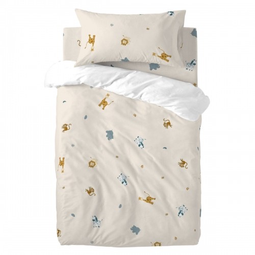 Комплект чехлов для одеяла HappyFriday Mini Animals Разноцветный Детская кроватка 2 Предметы image 1